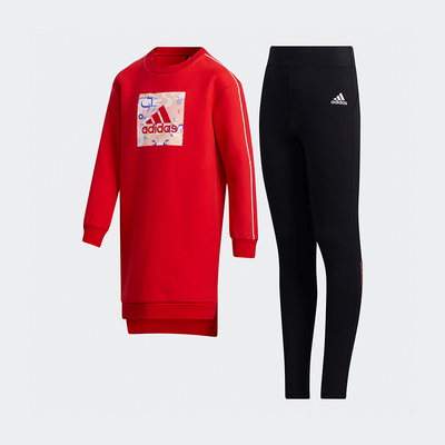 Adidas/阿迪达斯正品CNY DRESS SET儿童舒适时尚运动套装GP0554