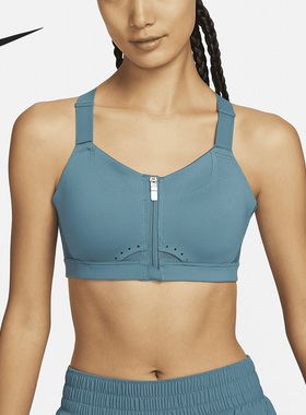 Nike/耐克官方正品ALPHA 春季女子正面拉链运动内衣DD0437-440
