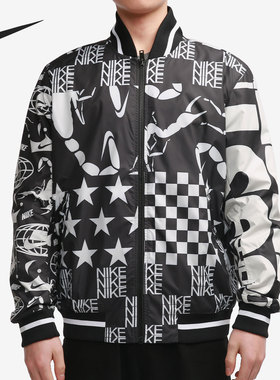 Nike/耐克正品 SPORTSWEAR 男子休闲运动印花夹克外套AR1633-133