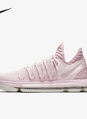 Nike/耐克正品KD 10男士减震低帮防滑实战篮球鞋AQ4111-600