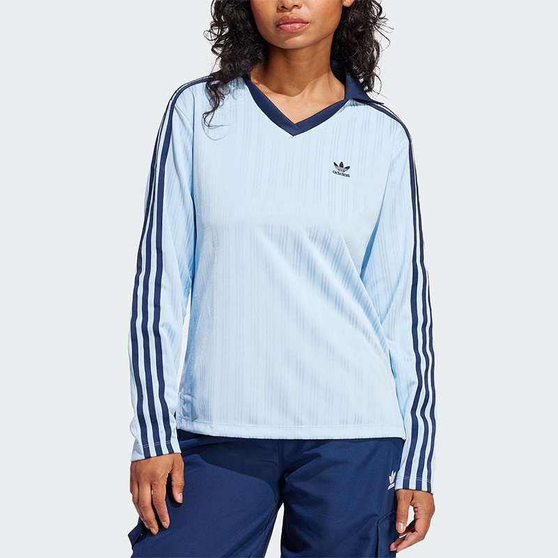 Adidas/阿迪达斯正品三叶草女士宽松休闲时尚运动长袖T恤JD2604