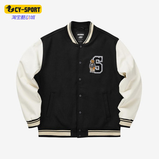 L422M043 秋男子爆笑怪兽系列运动休闲棉外套 Skechers 斯凯奇正品