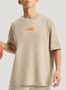Adidas/阿迪达斯正品BB ENRGY TEE男士圆领简约篮球短袖T恤KS7860