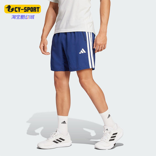Adidas/阿迪达斯正品TR-ES 3S WV SH男士经典松紧腰短裤JC7719