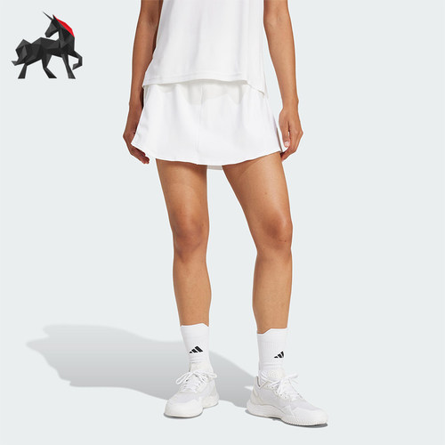 Adidas/阿迪达斯正品MATCH SKIRT女士网球经典运动半身裙JE7102