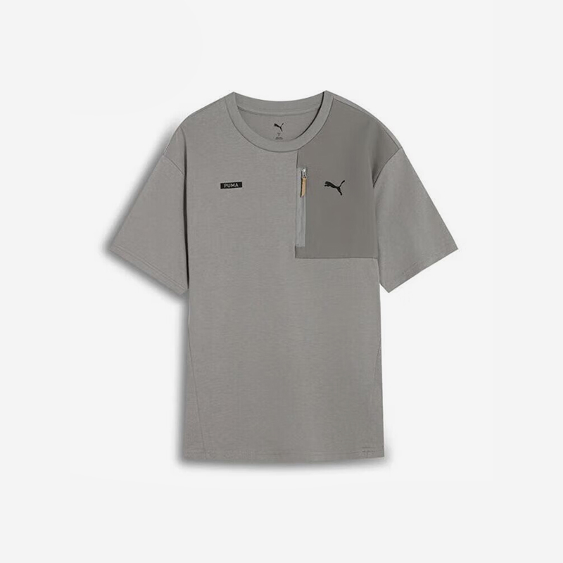 彪马男士圆领复古短袖