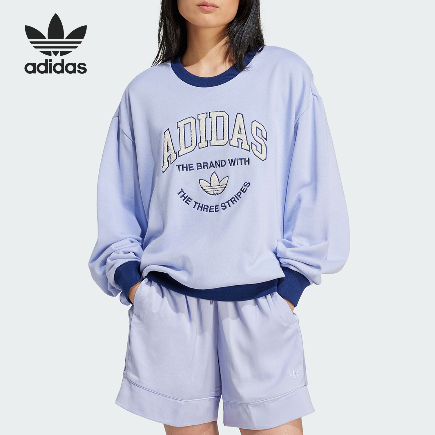 Adidas/阿迪达斯女士圆领卫衣