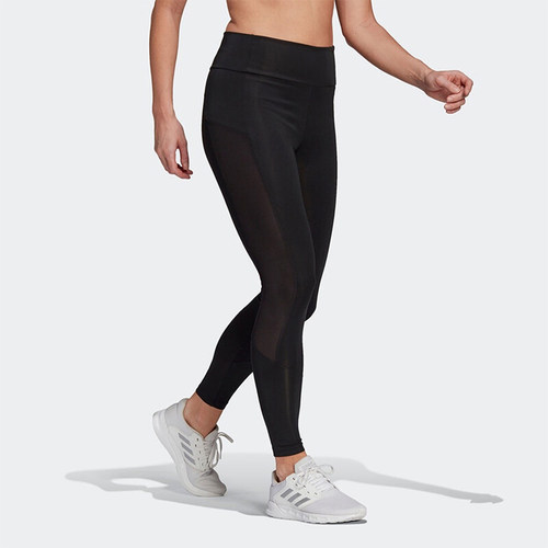 Adidas/阿迪达斯正品2025女士透气高腰健身运动紧身长裤GL4028