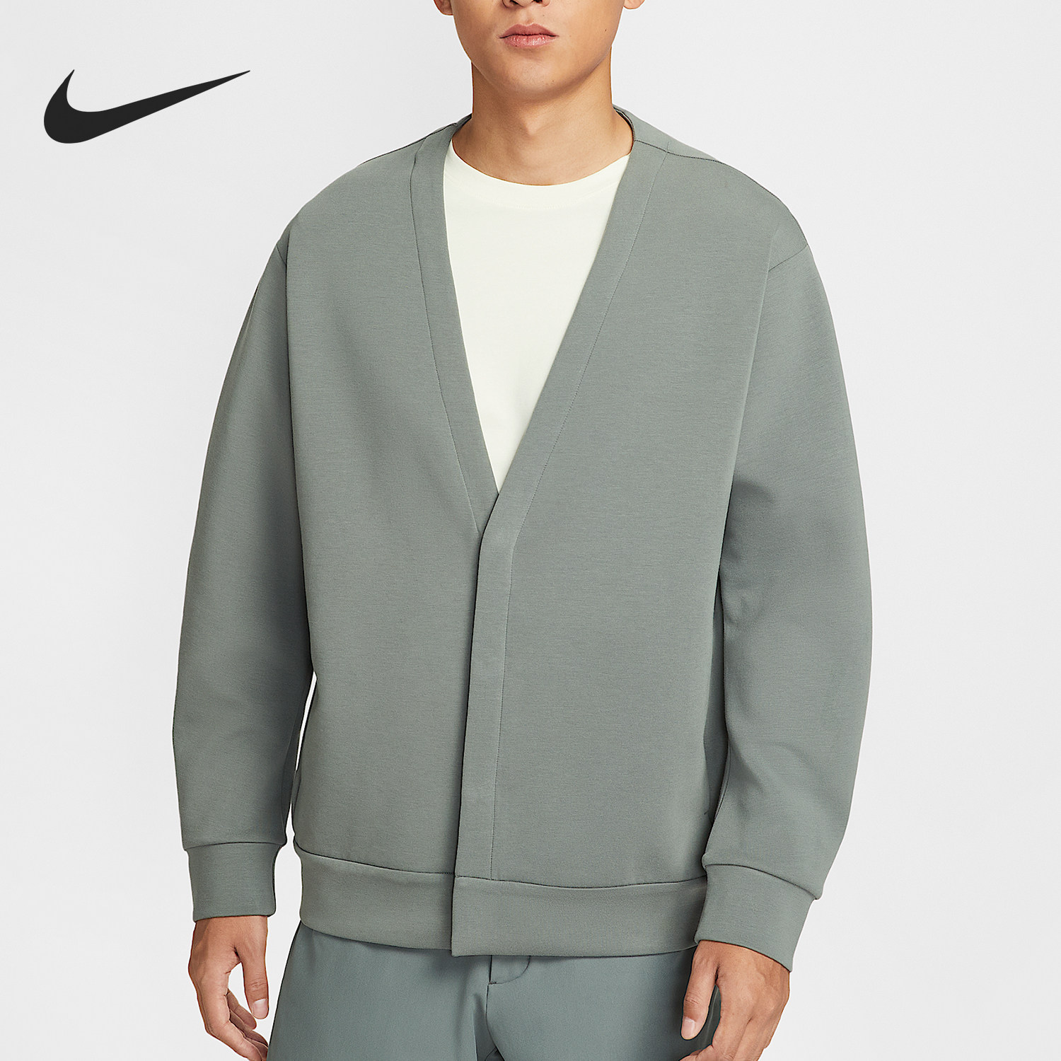 Nike/耐克官方正品2025春秋男士双面针织宽松休闲开衫HQ6949-084,运动服/休闲服装,运动茄克/外套,淘宝优惠券,粉丝福利购,淘宝优惠卷