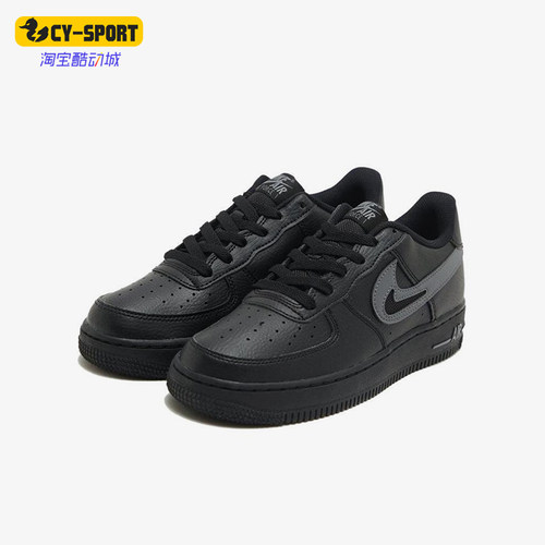 Nike/耐克正品Air Force 1GS女子大童防滑经典轻质板鞋FQ2413-001