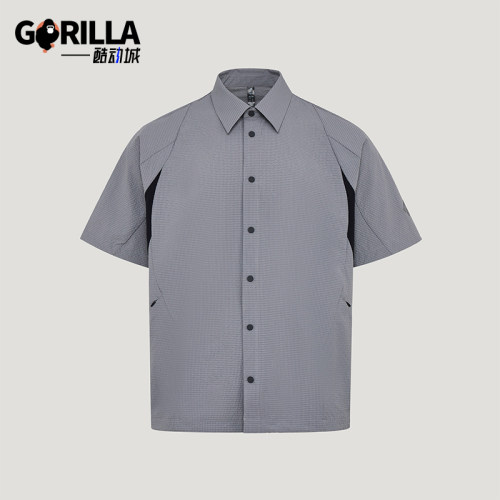 Adidas/阿迪达斯正品FOSHORTSLEVET-SHIRT男经典短袖衬衫KY5647