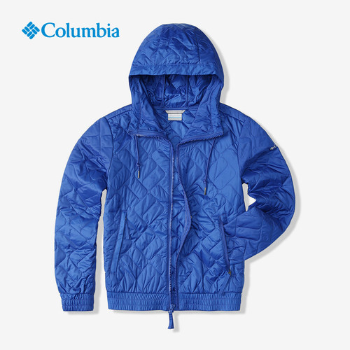 Columbia哥伦比亚正品女子户外休闲连帽保暖舒适棉服外套WR0316