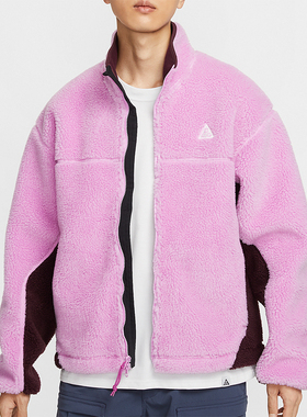 Nike/耐克正品新款男士仿羊羔绒时尚保暖宽松外套FV8654-632