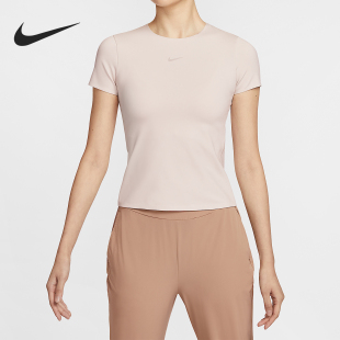 圆领透气短袖 款 女士修身 104 HQ8080 耐克官方正品 Nike 2025夏季