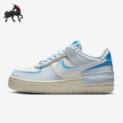 Nike/耐克正品Air Force1女士空一号厚底板鞋DZ1847-400