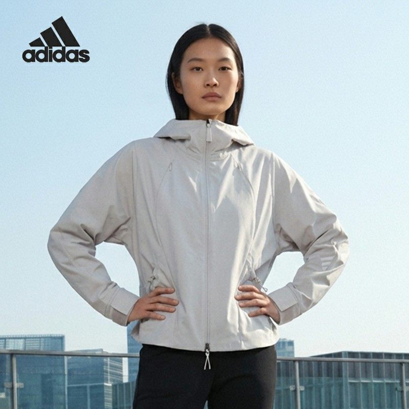 Adidas/阿迪达斯正品2025夏季款女士宽松梭织运动外套KC2711,运动服/休闲服装,运动茄克/外套,淘宝优惠券,粉丝福利购,淘宝优惠卷