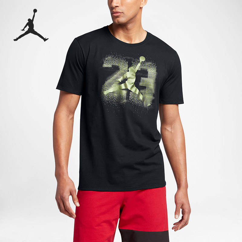 Nike/耐克正品 JORDAN男子上衣运动休闲针织宽松短袖T恤833958