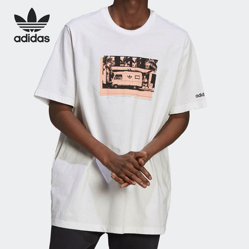 阿迪达斯男子运动短袖