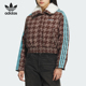 三叶草女士休闲翻领耐穿保暖短款 Adidas 阿迪达斯正品 棉服KA9732