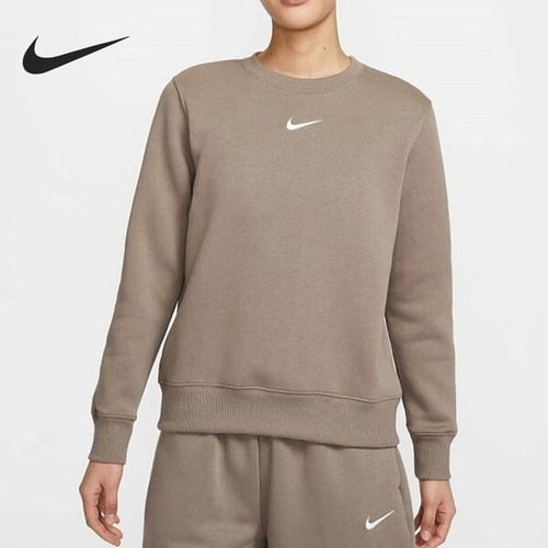 Nike/耐克正品2025新款女士宽松圆领运动保暖卫衣DQ5752-233