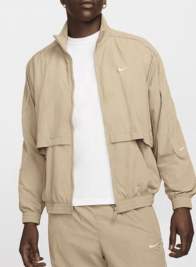 Nike/耐克正品新款男士梭织立领运动刺绣外套FB8622-247