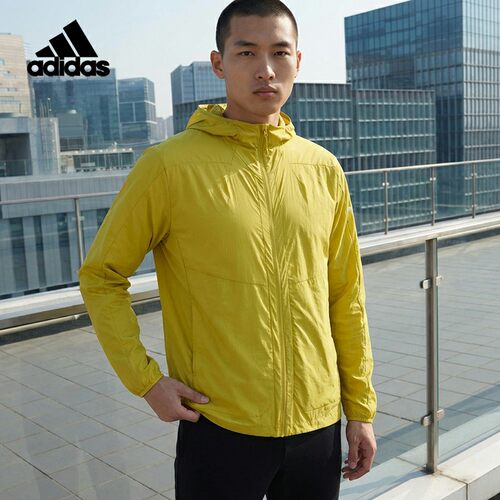 Adidas/阿迪达斯正品新款男士运动休闲连帽夹克外套JZ8402