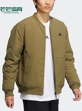 Adidas/阿迪达斯正品冬季男士经典轻薄保暖棒球风羽绒服HN2142