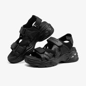 厚底女子镂空简约透气休闲耐磨沙滩凉鞋 Skechers 斯凯奇正品