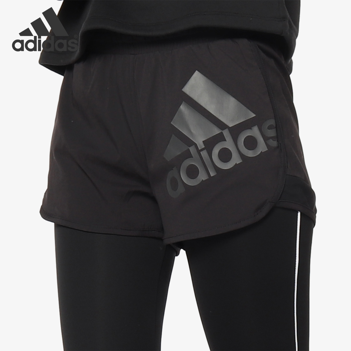 Adidas/阿迪达斯正品SHORTS BOS 女子梭织透气休闲运动短裤DY8664