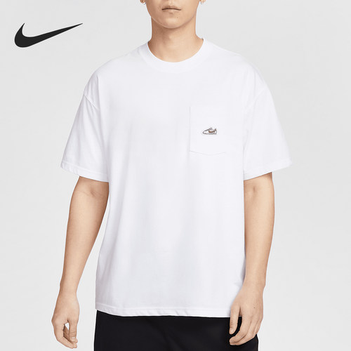 Nike/耐克正品夏季新款男士宽松透气圆领经典短袖T恤IB1383-100