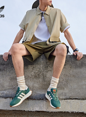 Adidas/阿迪达斯官方正品三叶草RETROPY E5男女复古运动鞋HP7849