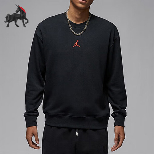Nike/耐克正品JORDAN男士针织圆领运动训练卫衣IB5605-010