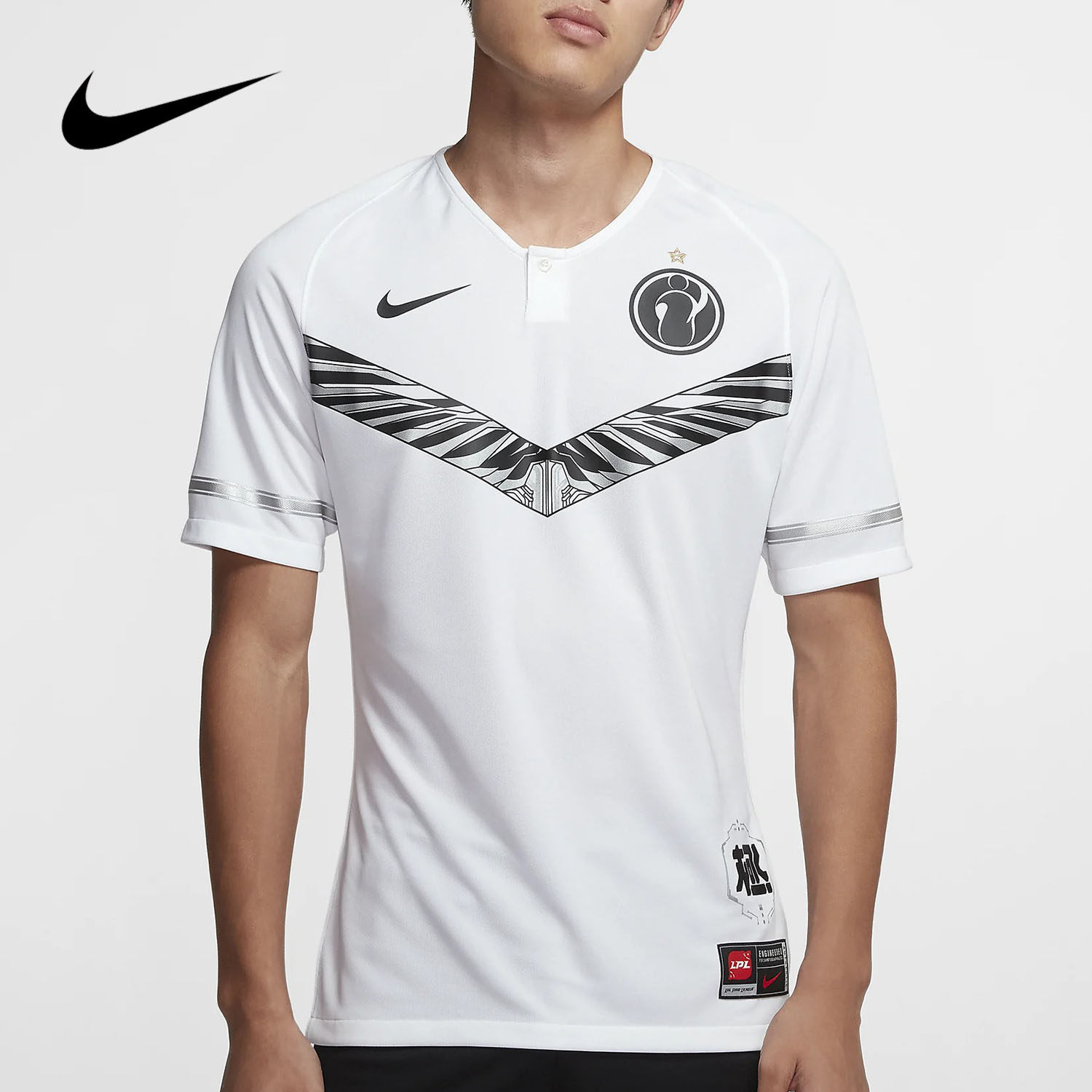 Nike/耐克正品英雄联盟LPL 战队IG 男子比赛短袖T恤 CV9629