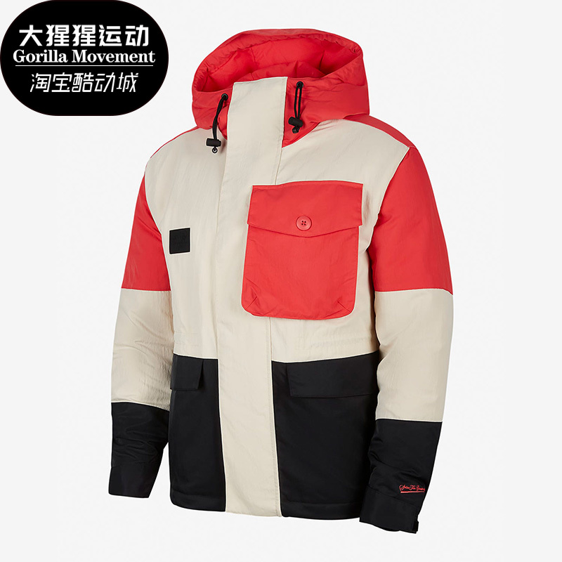 耐克正品男子运动保暖棉服