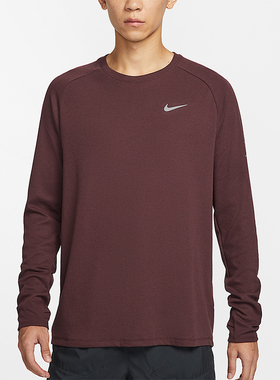 Nike/耐克正品2025男士针织反光运动干爽舒适圆领T恤HV2706-652