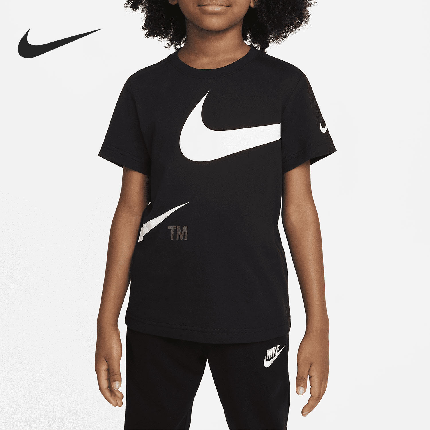 Nike/耐克正品夏季新款小童男女同款运动休闲短袖DO3577-010