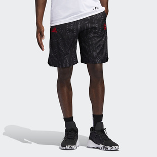 男子休闲运动篮球短裤 Adidas 阿迪达斯正品 新品 7758 FH7750