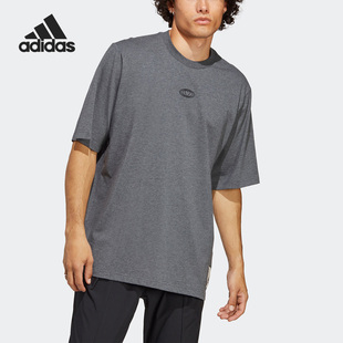 男女训练运动宽松短袖 Adidas 阿迪达斯官方正品 2023夏季 T恤IL8296