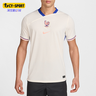 Nike/耐克正品 Dri-FIT男士图案足球训练经典运动短袖FZ9023-110