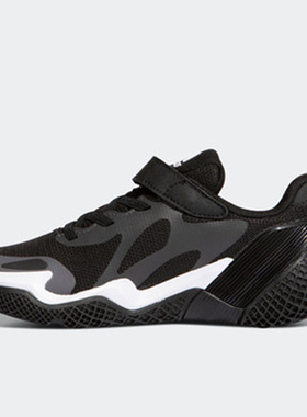 Adidas/阿迪达斯正品新款低帮系带魔术贴大童休闲运动鞋 GZ7737
