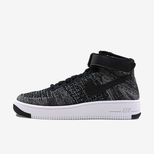 Nike耐克正品Air Force 1 Flyknit男中帮板鞋817420-004