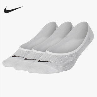 三双装 Nike 女子透气训练运动船袜 SX4863 耐克官方正品 101