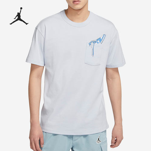 Nike/耐克正品JORDAN夏季新款男子运动圆领透气短袖T恤DV9724-085