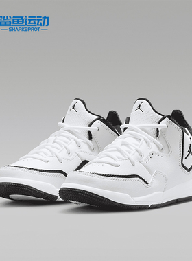 Nike/耐克正品JORDAN小童经典中帮耐磨时尚运动篮球鞋AQ7734-100