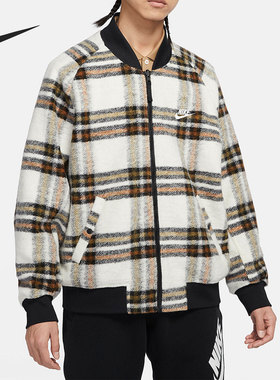 Nike/耐克正品休闲男子复古格子双面穿夹克外套 DR6864-104