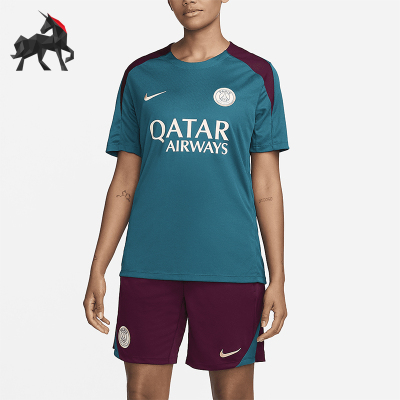 Nike/耐克正品2025秋季款男士运动圆领足球训练短袖FN9821-382