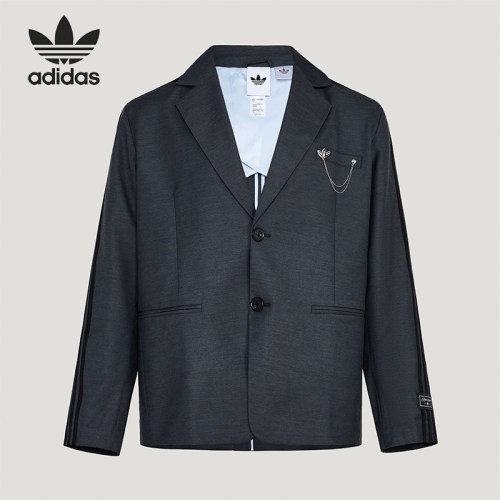Adidas/阿迪达斯正品三叶草男女宽松经典休闲运动外套KU8911
