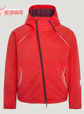 Adidas/阿迪达斯正品2025冬季款女士日常连帽梭织保暖棉服KV4863