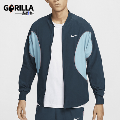 耐克男士拼接宽松时尚休闲外套