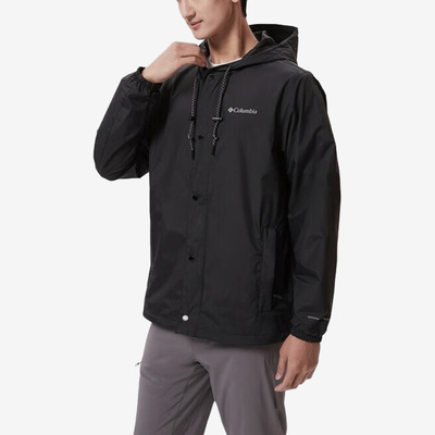 Columbia/哥伦比亚正品夏季男子新款防水运动冲锋衣WE3431